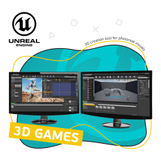 Unreal Engine 4. Игровой движок - КИБЕРшкола программирования для детей, компьютерные курсы для школьников, начинающих и подростков - KIBERone г. Балашиха