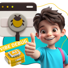 Тестирование & Vibe Debug. Охотники за багами - КИБЕРшкола программирования для детей, компьютерные курсы для школьников, начинающих и подростков - KIBERone г. Балашиха