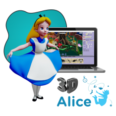 Alice 3d - КИБЕРшкола программирования для детей, компьютерные курсы для школьников, начинающих и подростков - KIBERone г. Балашиха