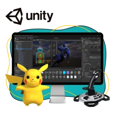Мир игр на Unity 2D на популярном движке + AI-помощники - КИБЕРшкола программирования для детей, компьютерные курсы для школьников, начинающих и подростков - KIBERone г. Балашиха